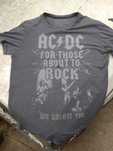 Футболка для фанатов AC#DC