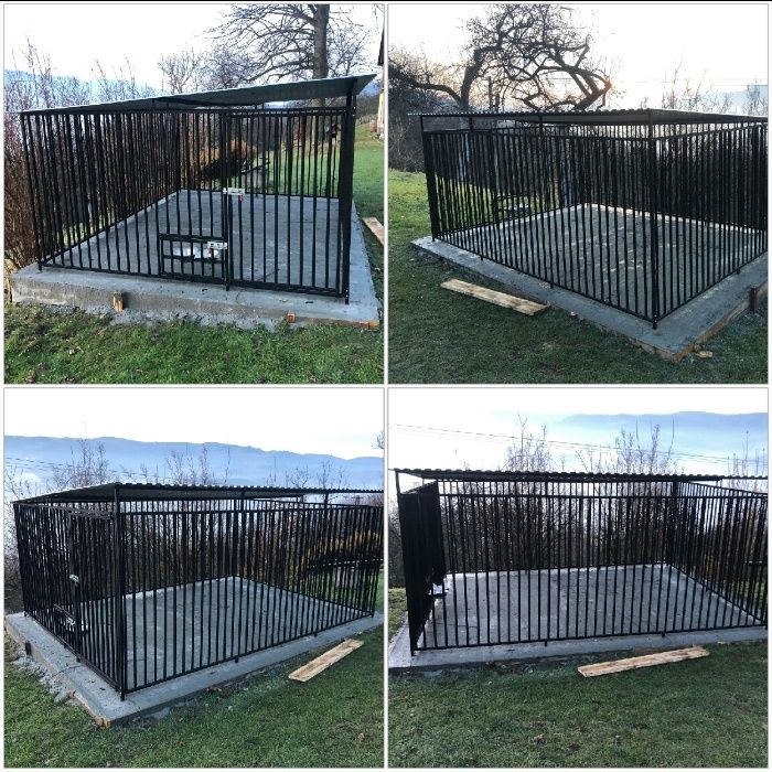 Mocny kojec boks klatka zagroda dla psa. Schowki.BUDA