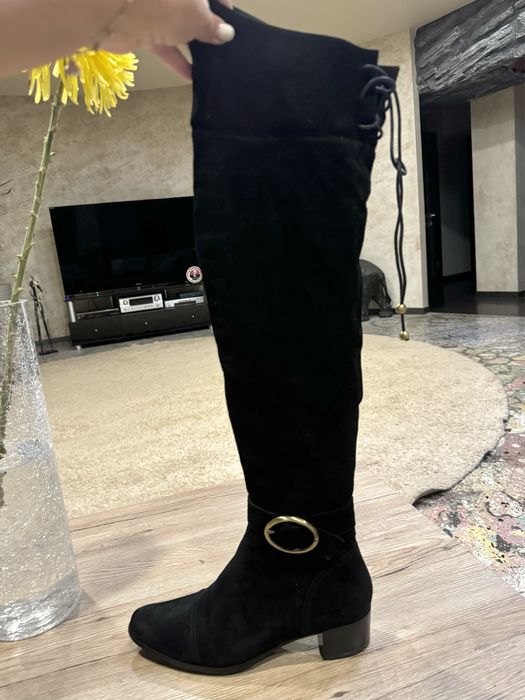 Ботфорти замш, єврозима 39 розмір Mativi