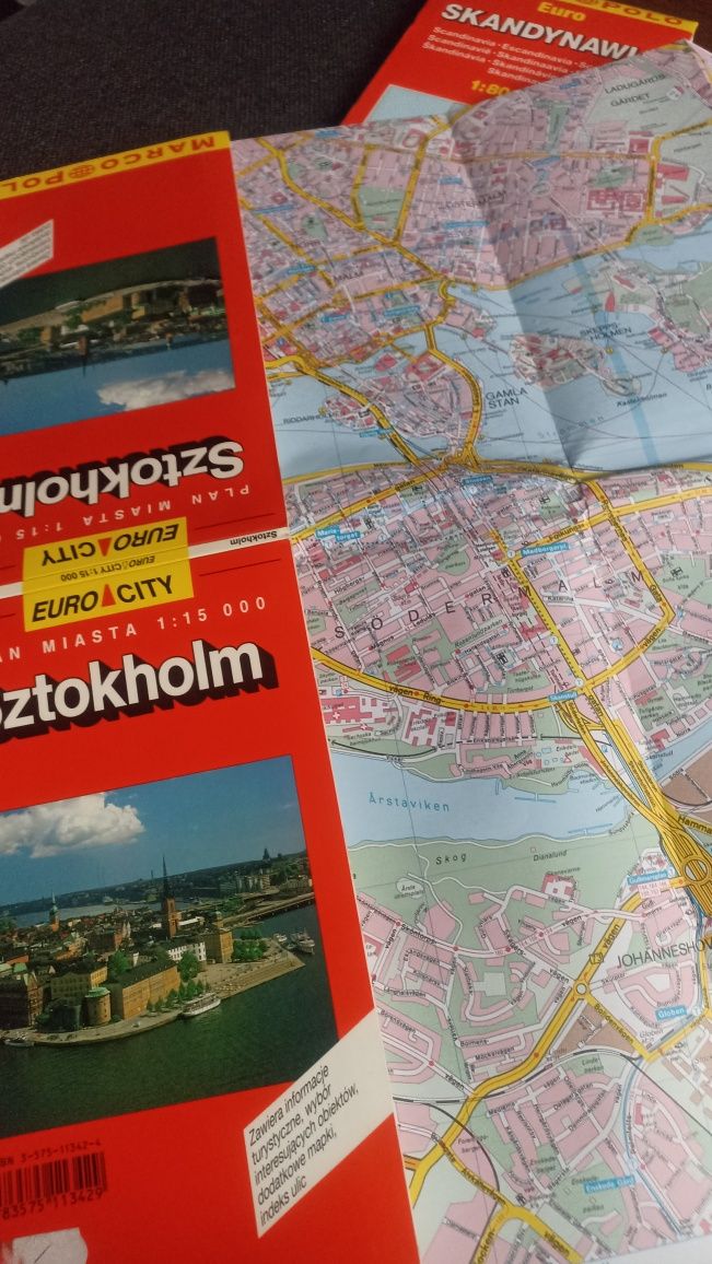 Sztokholm mapa plan miasta