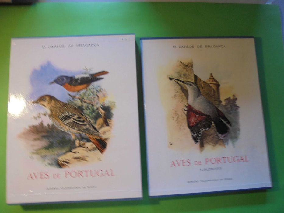 BRAGANÇA (D. Carlos de);Catálogo Ilustrados das Aves de Portugal