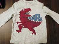 Zestaw koszulka + dwie pary spodni c&a dinozaury