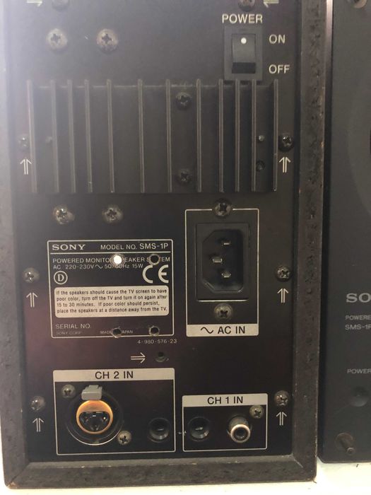 Coluna amplificada sony referência SMS 1P