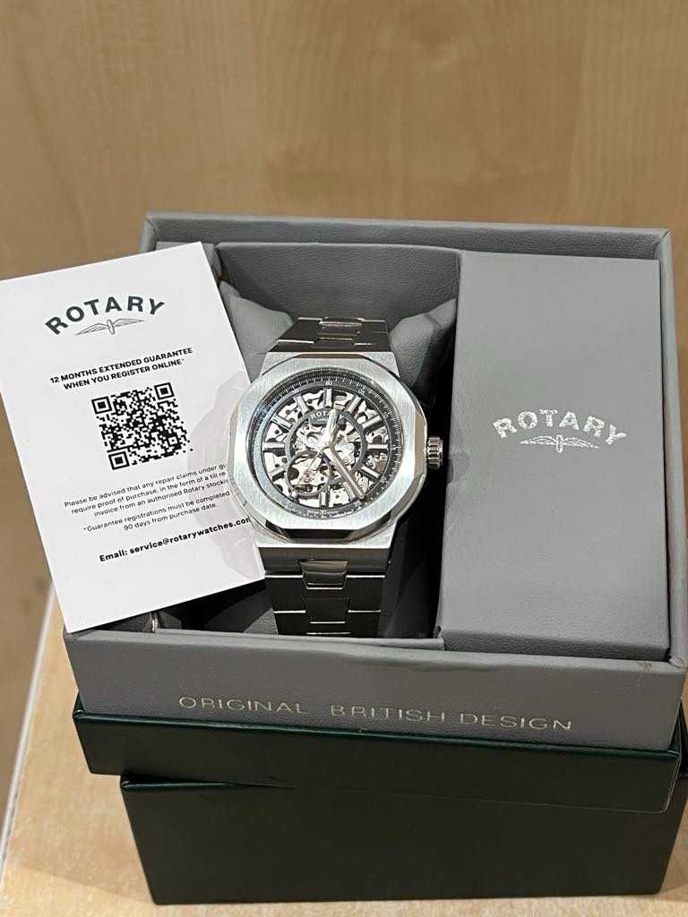 Zegarek Rotary GB05495/04 Skeleton Automat/40mm/Komis Krzysiek