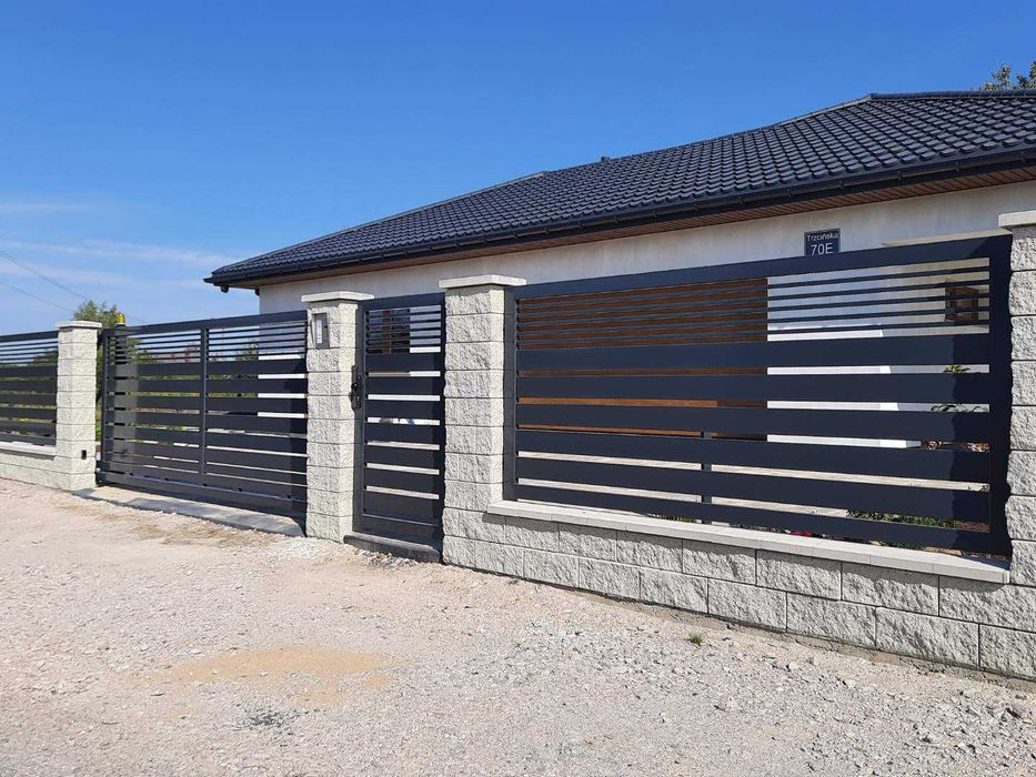 Ogrodzenie murowane, metalowe - Kompleksowy montaż - od A do Z