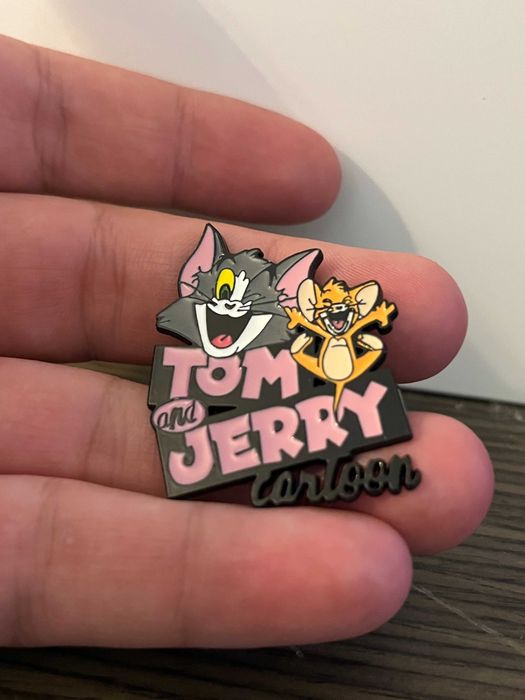 Pin Estilo - "Tom and Jerry Cartoon" - Novo, Selado
