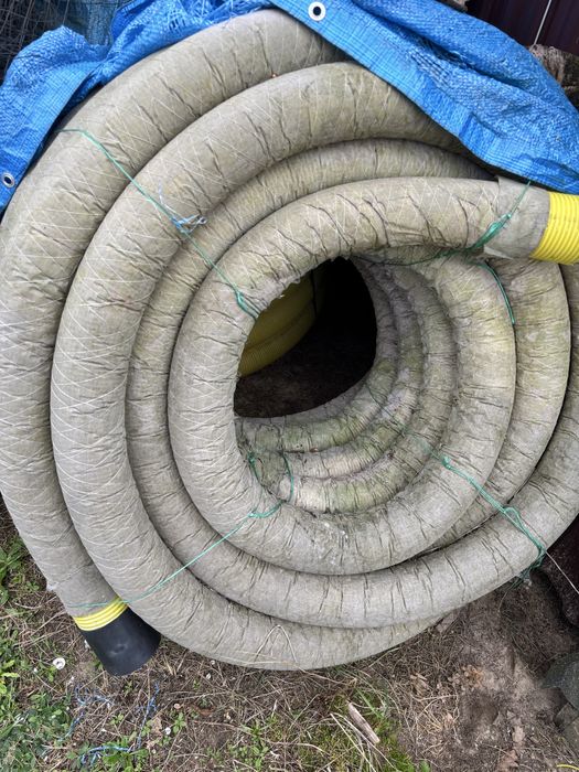Rura Drenarska fi 100 w otulinie plus Trójniki
