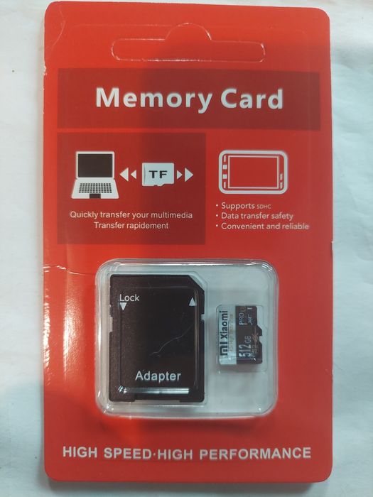 Картa памяти Lenovo 512 Gb A1 micro sd memory card