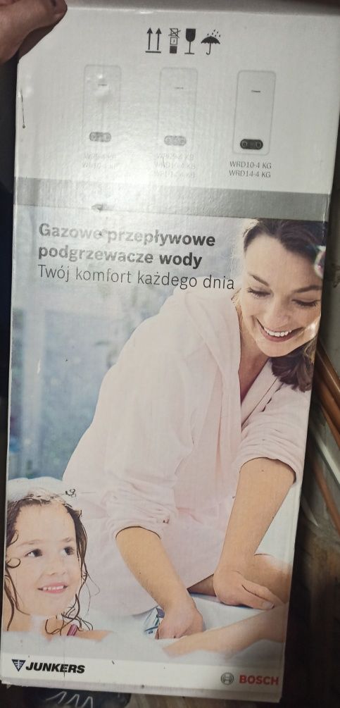 Gazowy podgrzewacz wody, piecyk