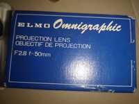 Lente projector slides ELMO OMNIOGRAPHIC  F2.8 f=50mm