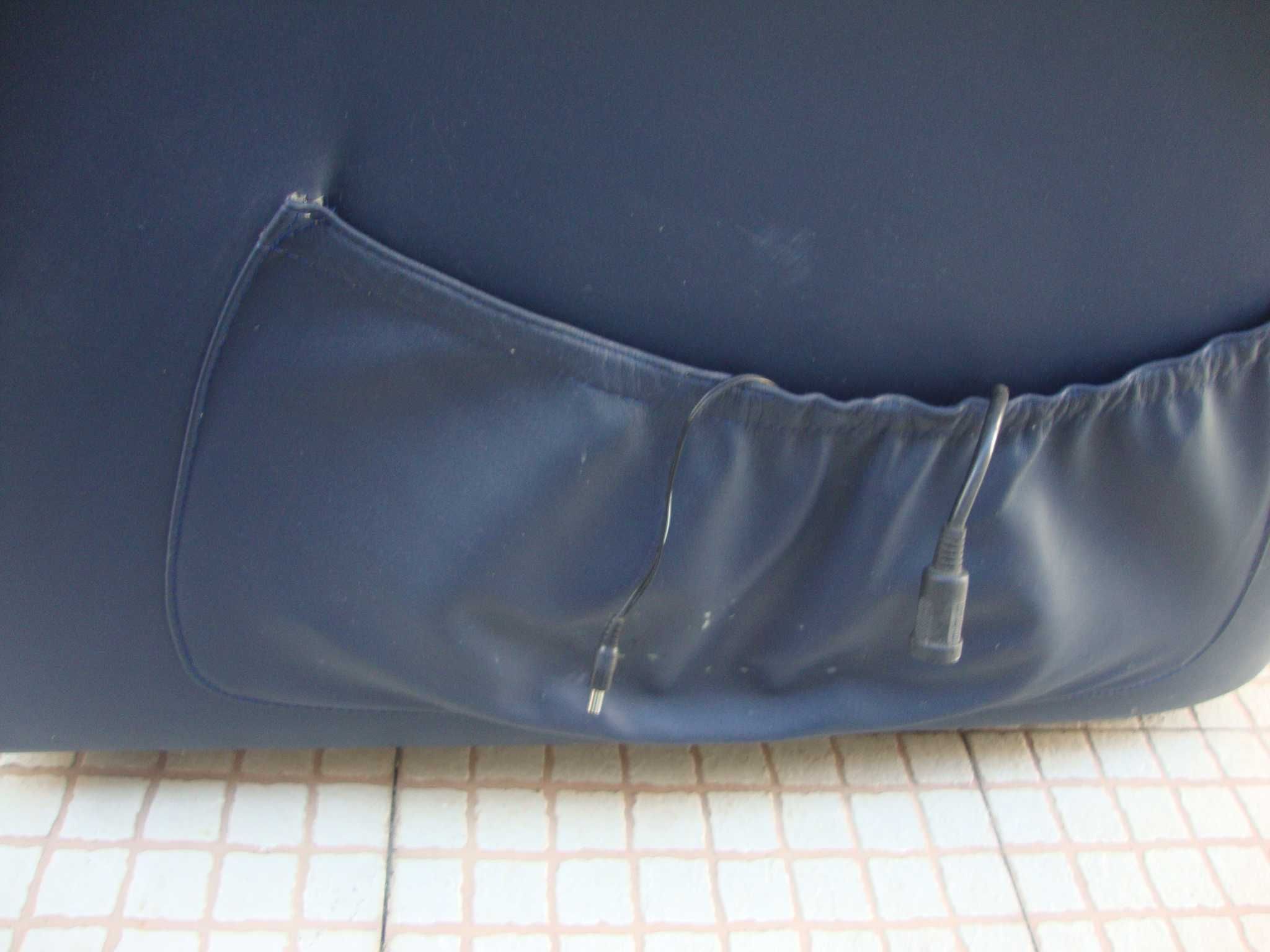 Sofá de Massagem Reclinável cor preta