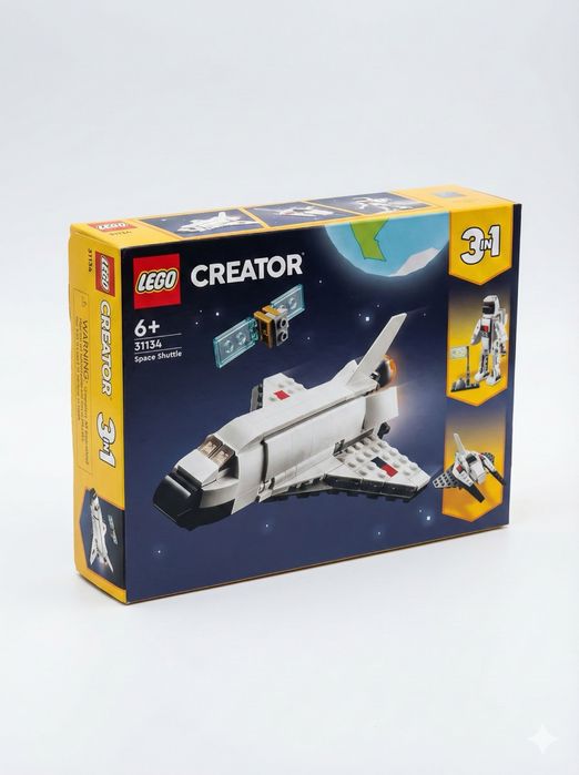 LEGO Creator 3w1 Prom Kosmiczny (31134) – Nowy, Idealny na Prezent
