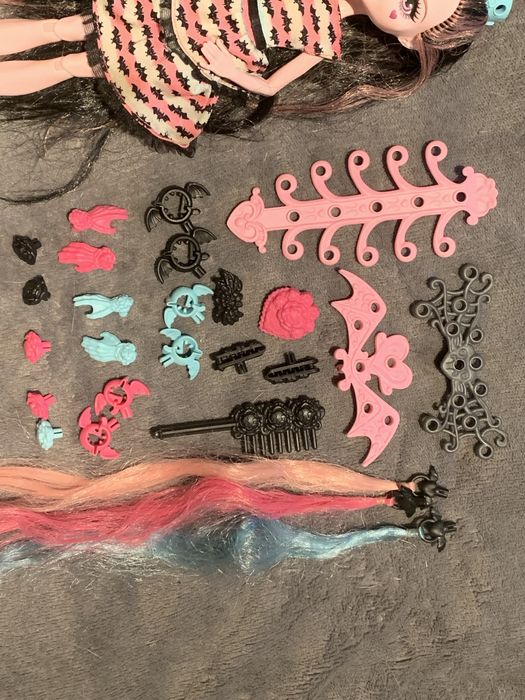 Льляка monster high Дракулаура з зміною зачісок,оригінал кукла