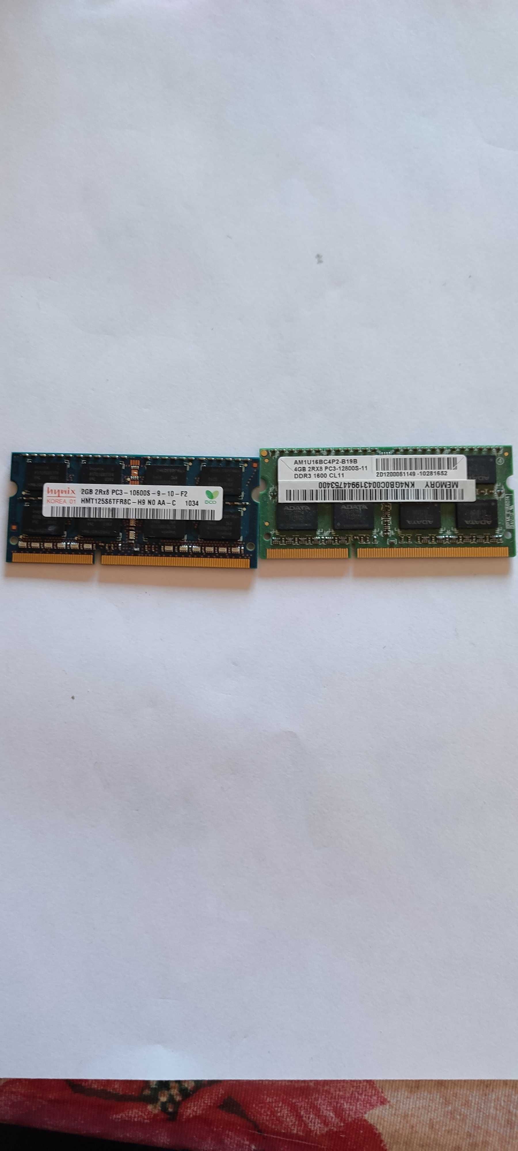 Memorias DDR3 Portatil