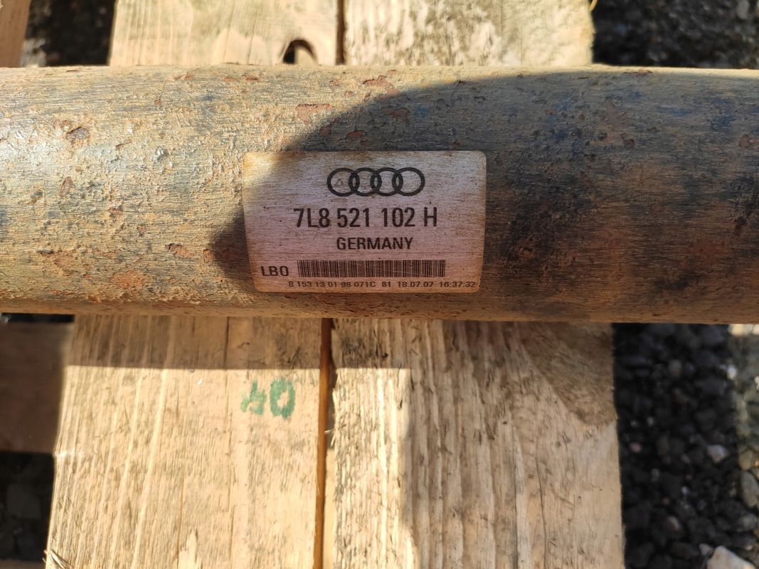 AUDI Q7 4L 4.2TDI WAŁ NAPĘDOWY PODPORA KARDAN ZDROWY ORYGINAŁ 7L8521102H
