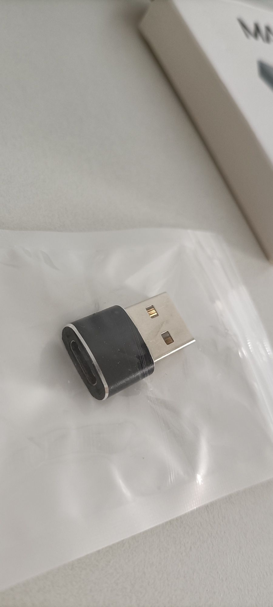 USB - USB C adaptador NOVO na caixa com fatura