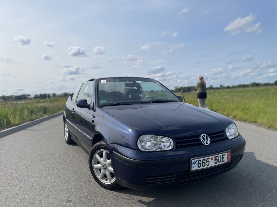 Vw golf cabrio 1.6b stan perfekcyjny