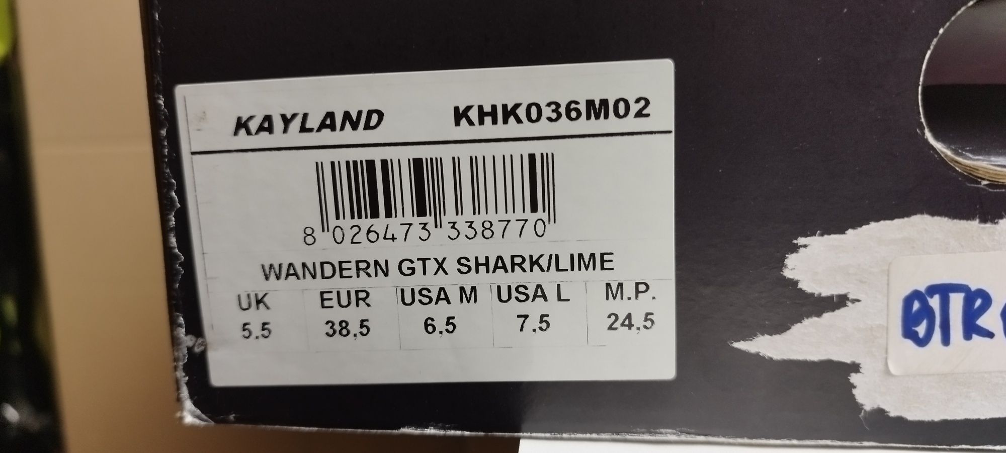 Nowe buty trekkingowe Kayland 38,5 (24,5cm)