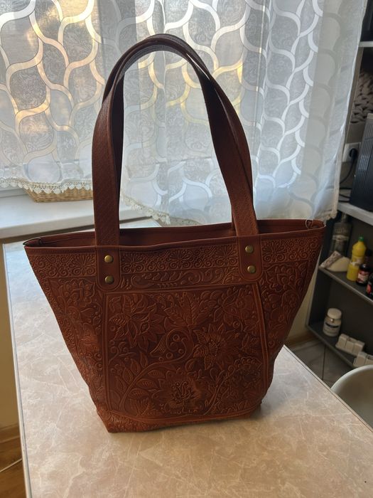 Сумка з натуральноі шкіри