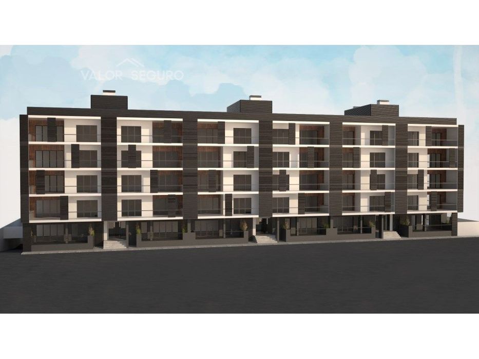 Apartamento T2 novo com garagem 2 viaturas e terraço no Sobralinho