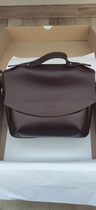 Шоколадна сумка  шкіряна   nada