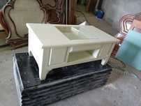 Vendo mesa de centro c/vidro