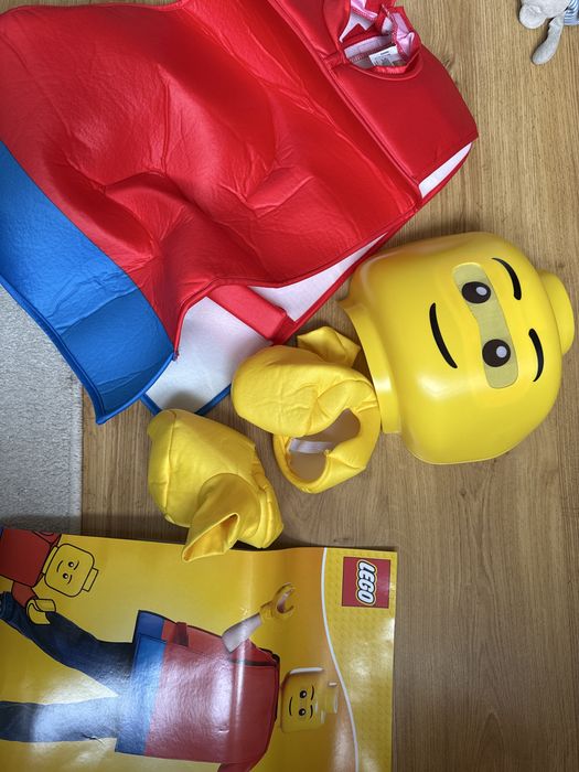 Strój ludzik Lego bal karnawałowy bal przebierańców