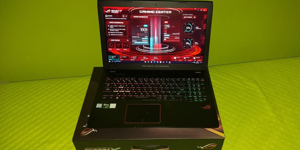 Laptop ASUS Rog Strix GL553VE-FY022T  Intel Core i7-7700HQ 1TB/Ram 8GB