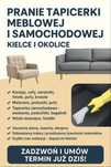 Pranie tapicerki meblowej Kielce i okolice
