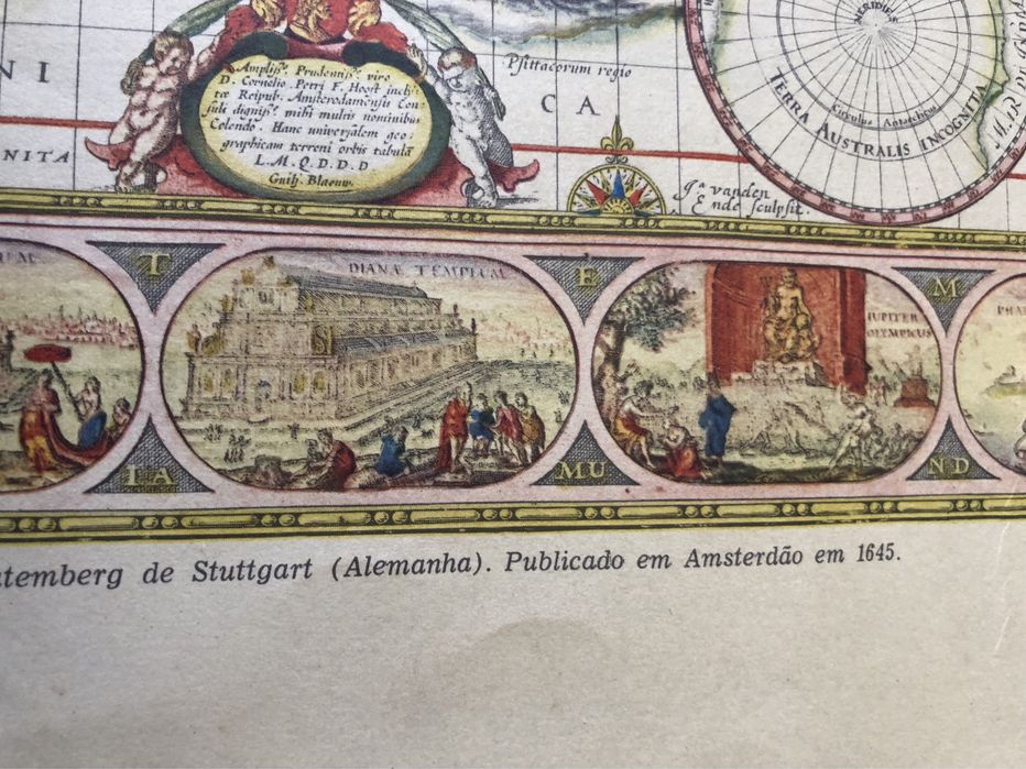 Atlas mundial Blaew (edicao francesa) publicado em Amsterdao em 1645