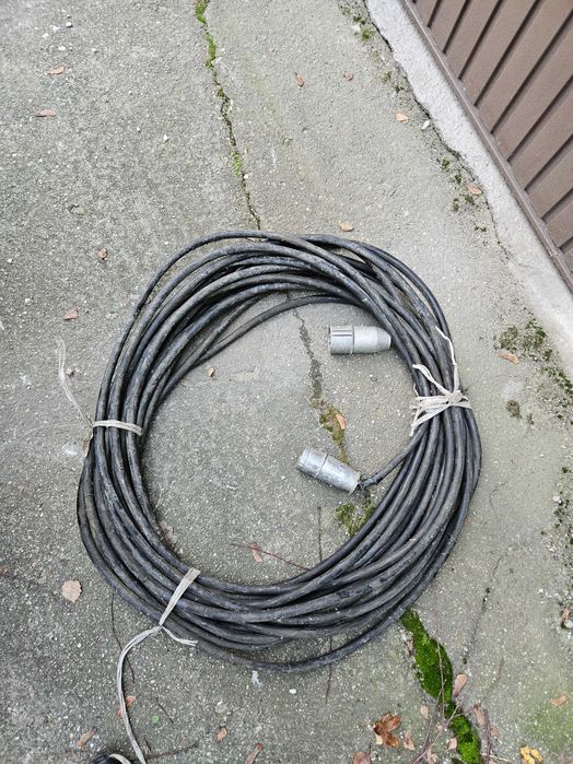 Przedłużacz siłowy Kabel zasilający budowlany gumowy