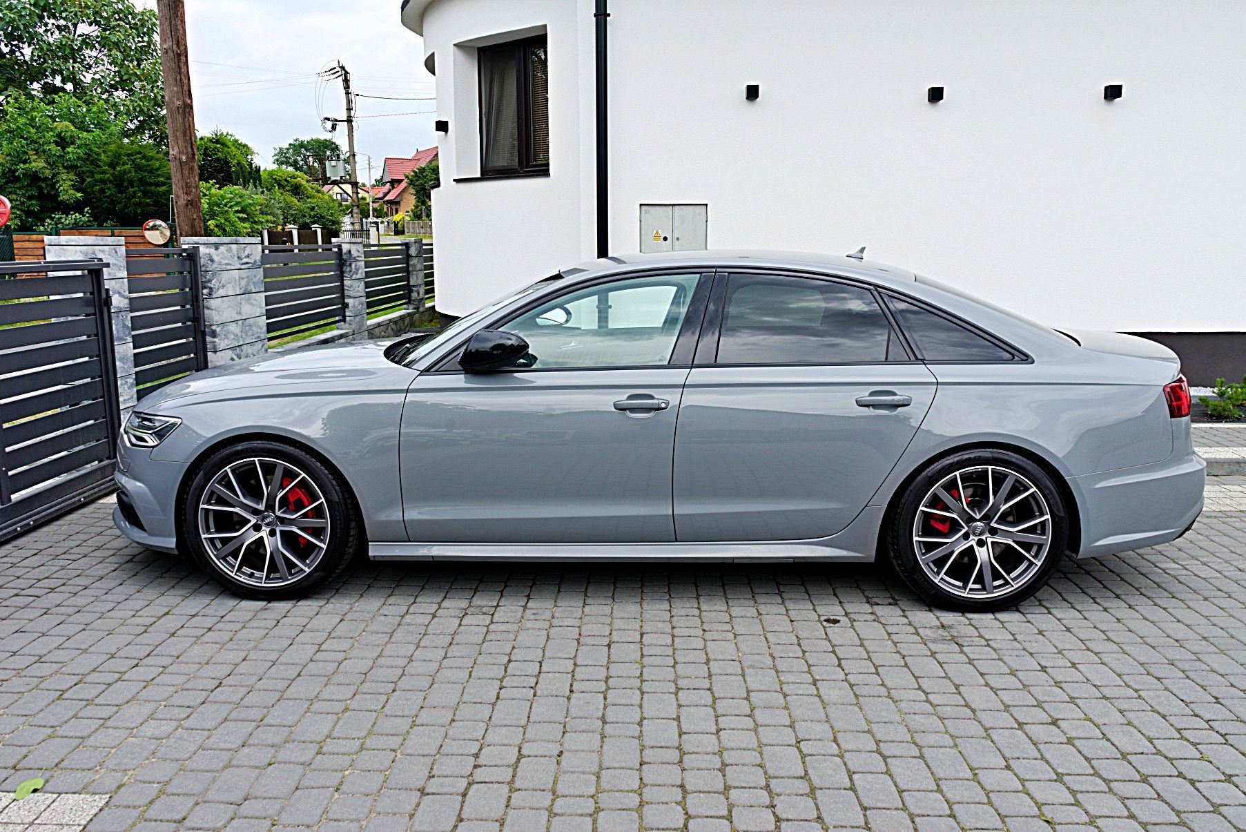 Audi A6 Competition Nardo Grey Pelna Opcja 3.0 tdi 326 KM Quattro Matrix ACC