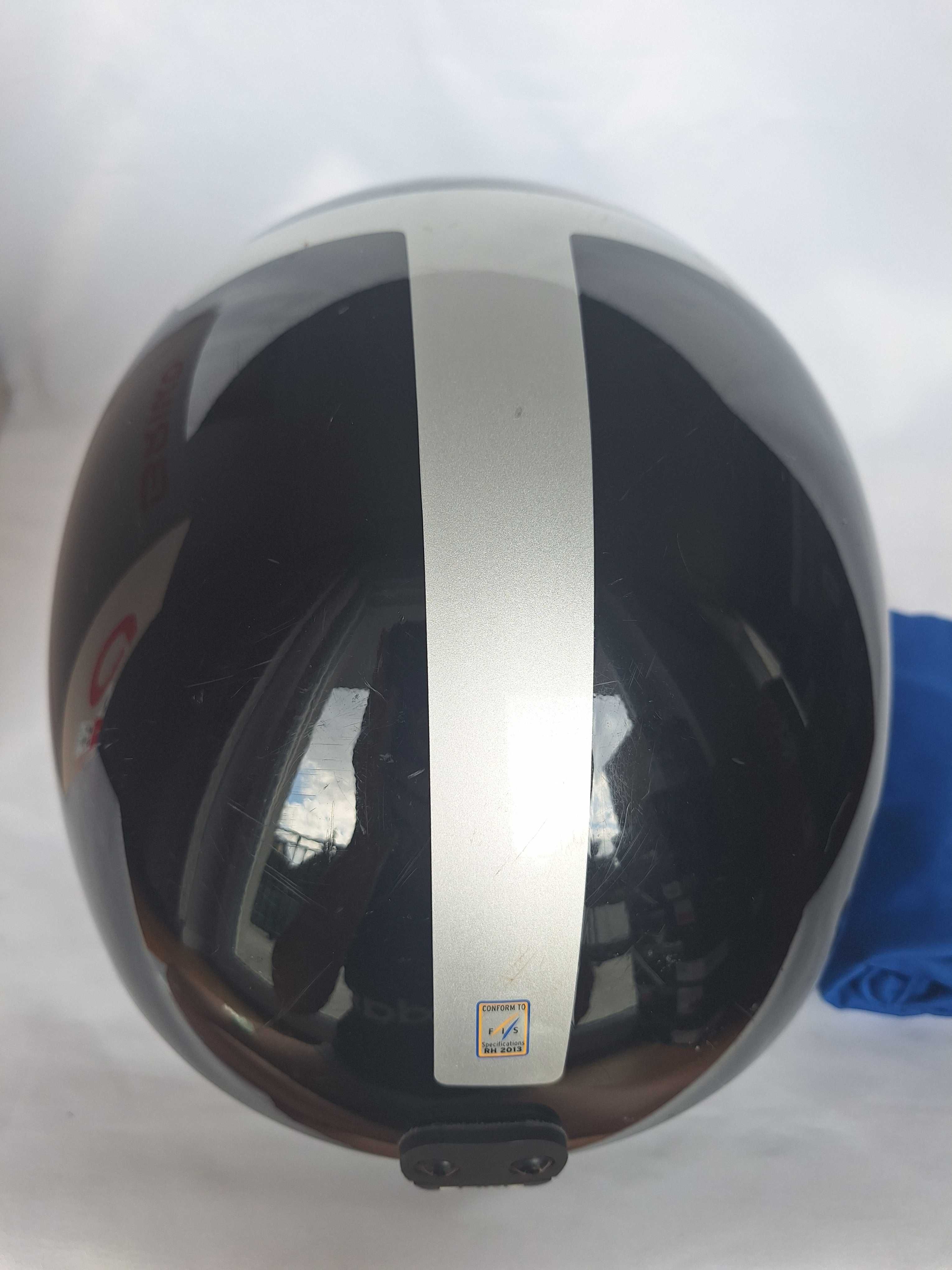 Kask narciarski Briko Vulcano 6,8 Fis Jr Black Silver S/M 53-56cm