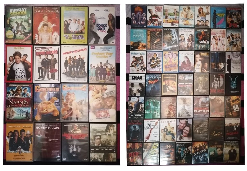 Lote 253 DVD's originais (LOTE 35) filmes / séries