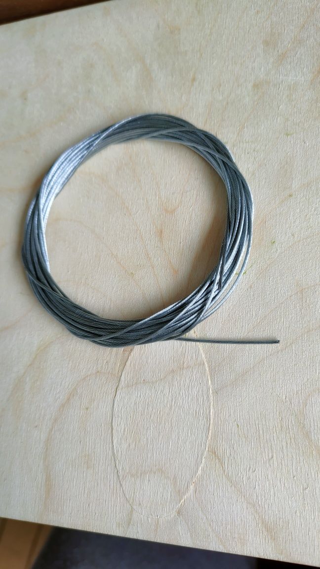 Linka stalowa 1mm Warszawa 5/10 metrów