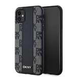 Etui DKNY Leather Checkered Mono Pattern MagSafe na iPhone 11 / Xr - c