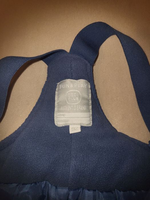 Spodnie narciarskie chłopiece 92