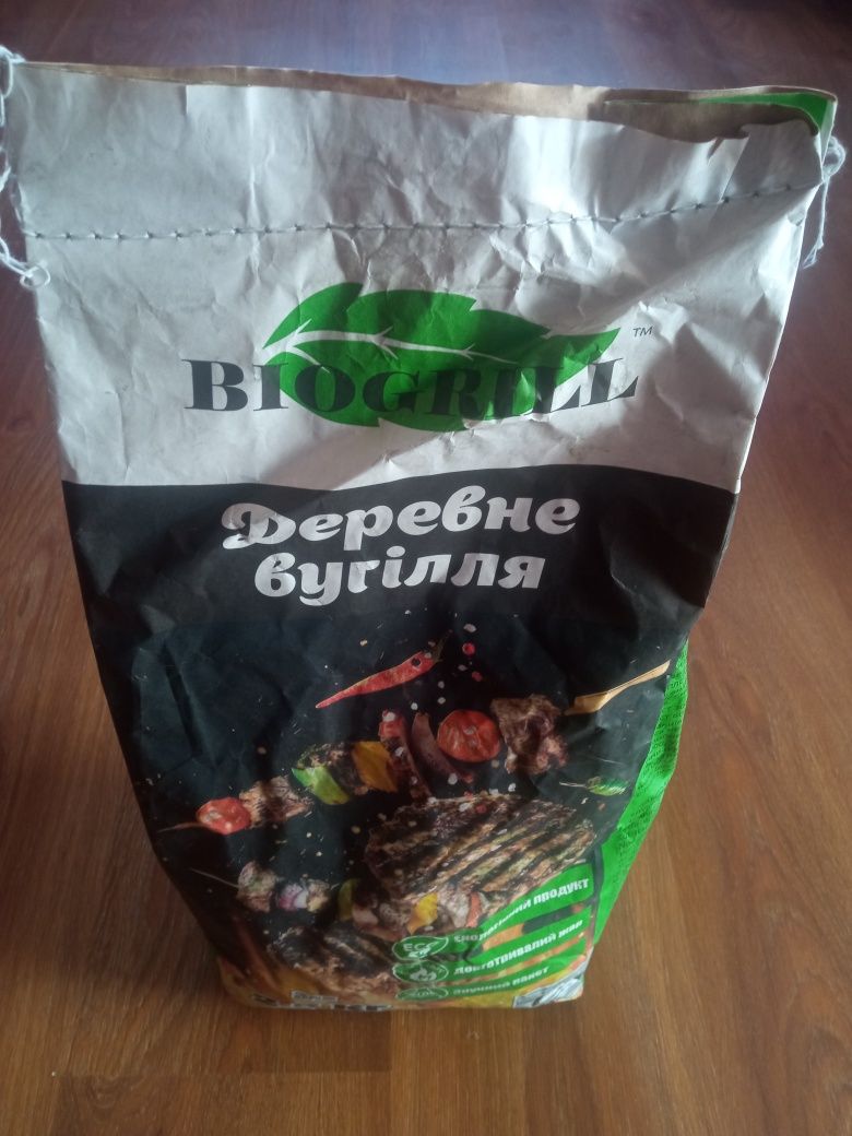Продам вугілля деревне 2,5кг