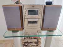 Wieża JVC, radio,CD,kasety
