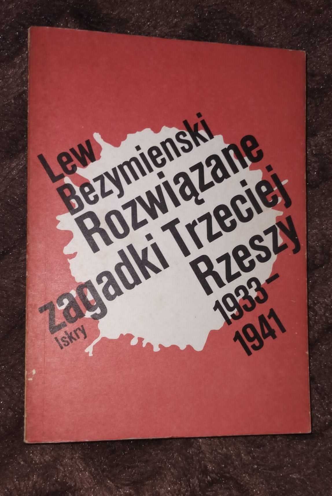 książka - Rozwiązane zagadki Trzeciej Rzeszy 1933 - 1941, Iskry