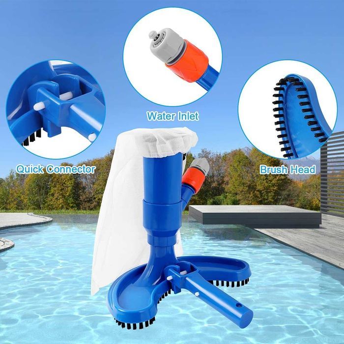 Kit de manutenção de piscina GAFILD, 6 peças, novo