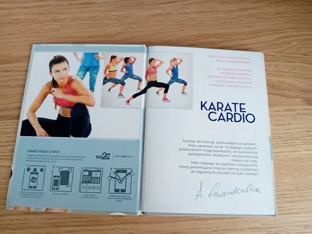 Anna Lewandowska Trening karate cardio książka z DVD