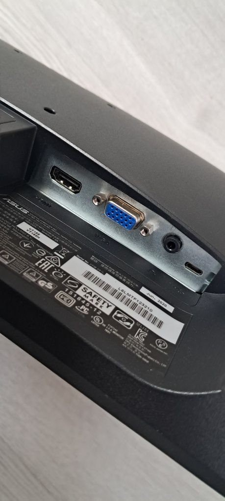 Monitor Asus 15.6" VT168H dotykowy