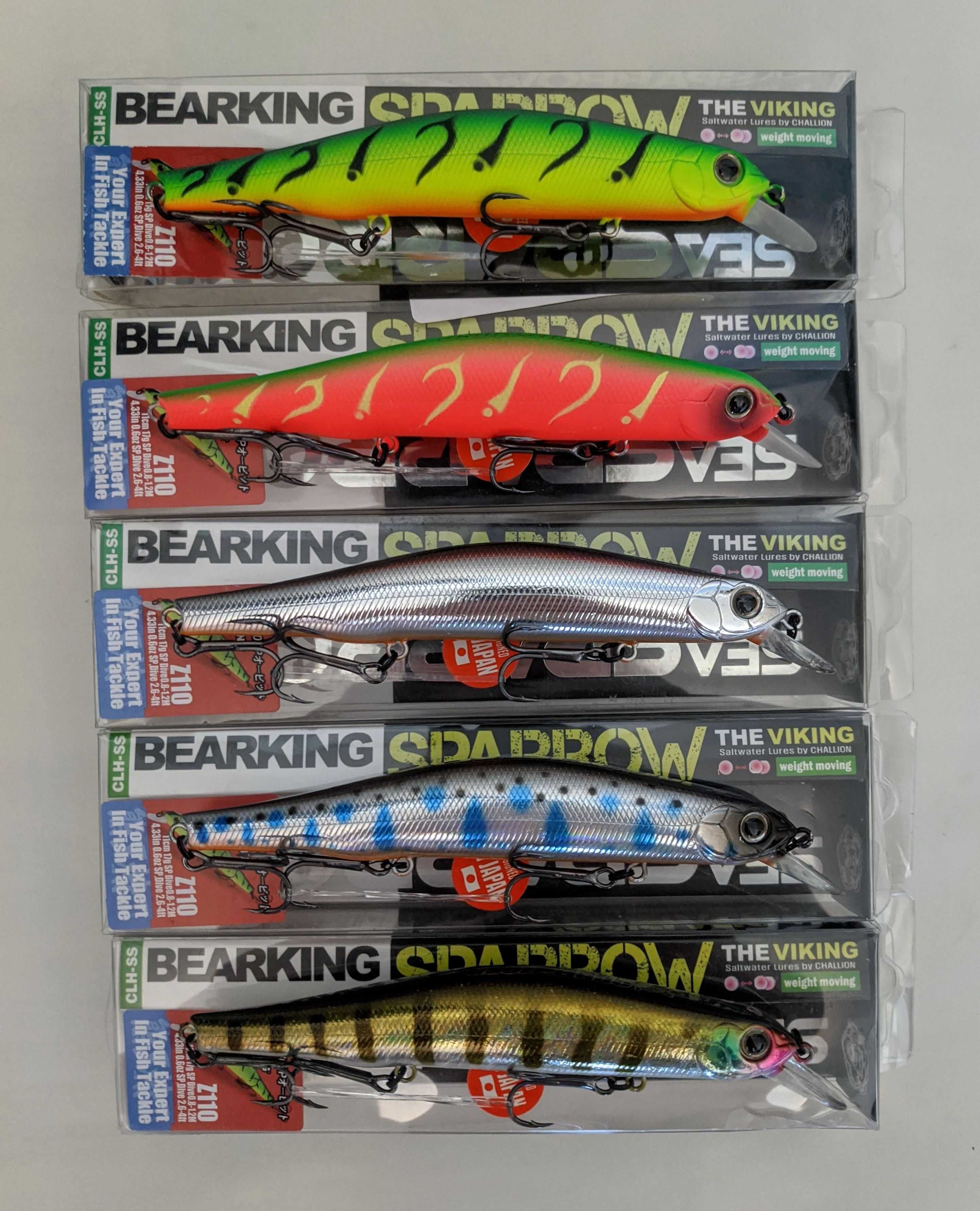 Воблери від bearking rudra, ito shiner, magallon, orbit