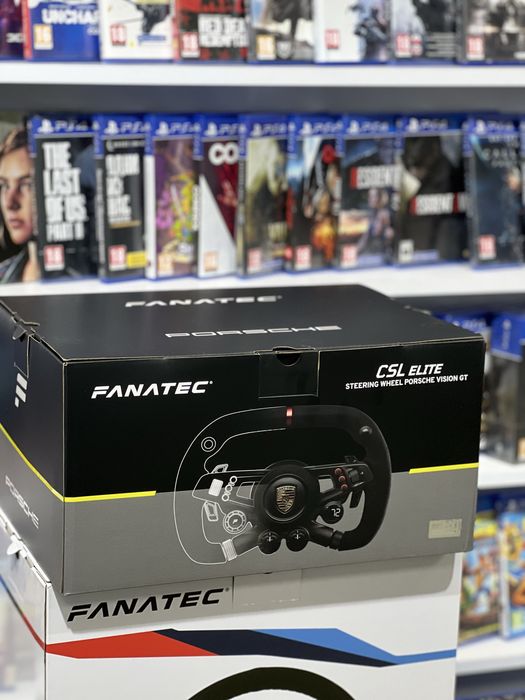 Fanatec CSL Elite Steering Wheel Porsche Vision GT (QR2 ) В наявності!