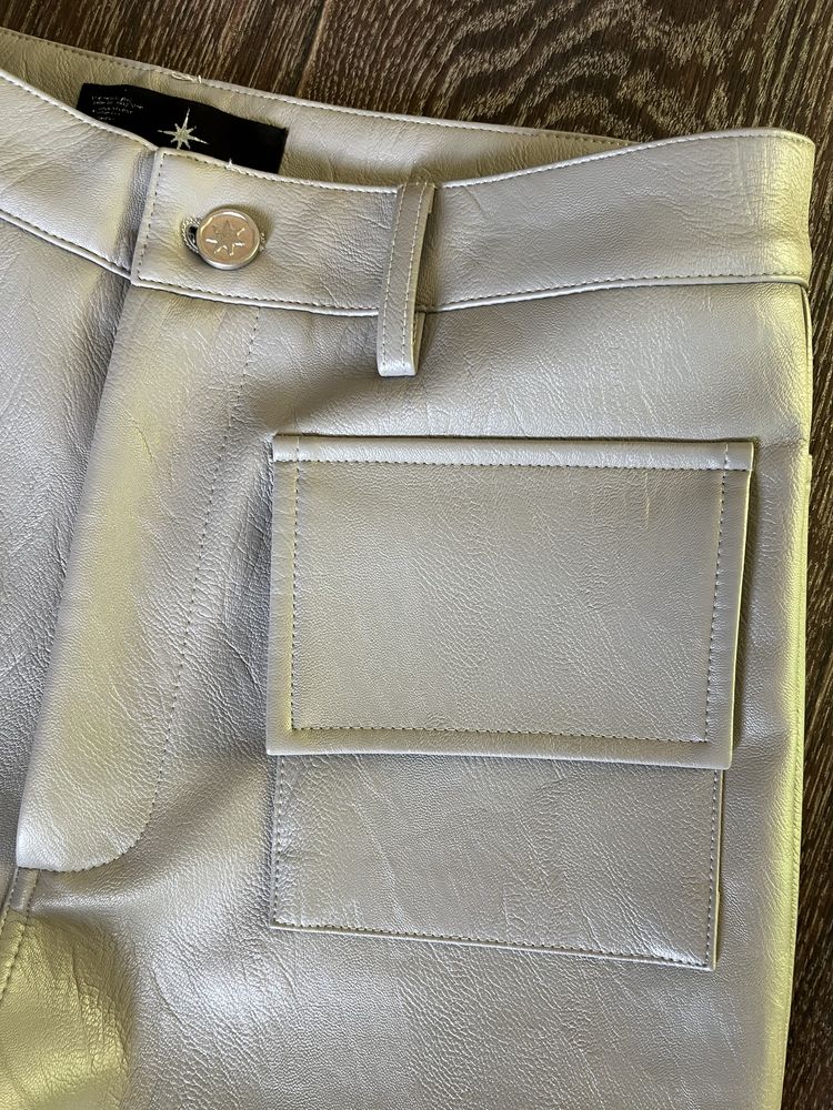 шкіряні кльош штани Ranger Cartel Grey