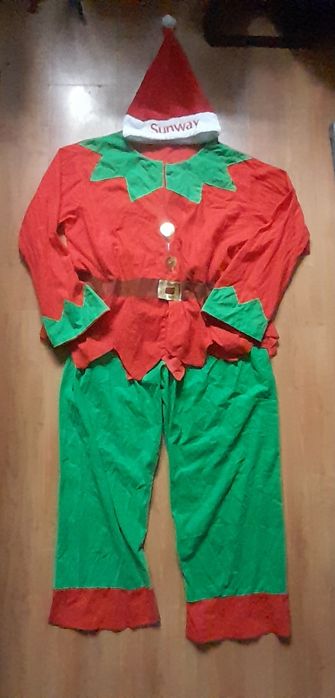 Strój świątecznego elfa L