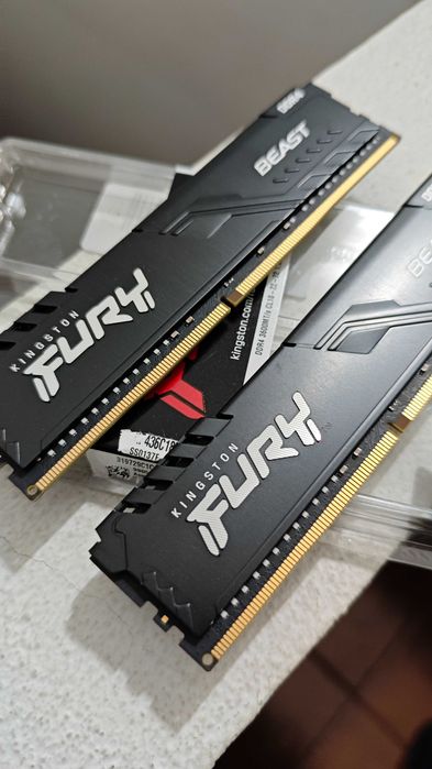Kingston FURY Beast 64 GB (2x32 GB) 3600MHz DDR4 c/garantia