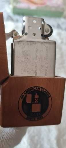 Zapalniczka Zippo SINCE 1932 Drewniana. 1993r. Nowa