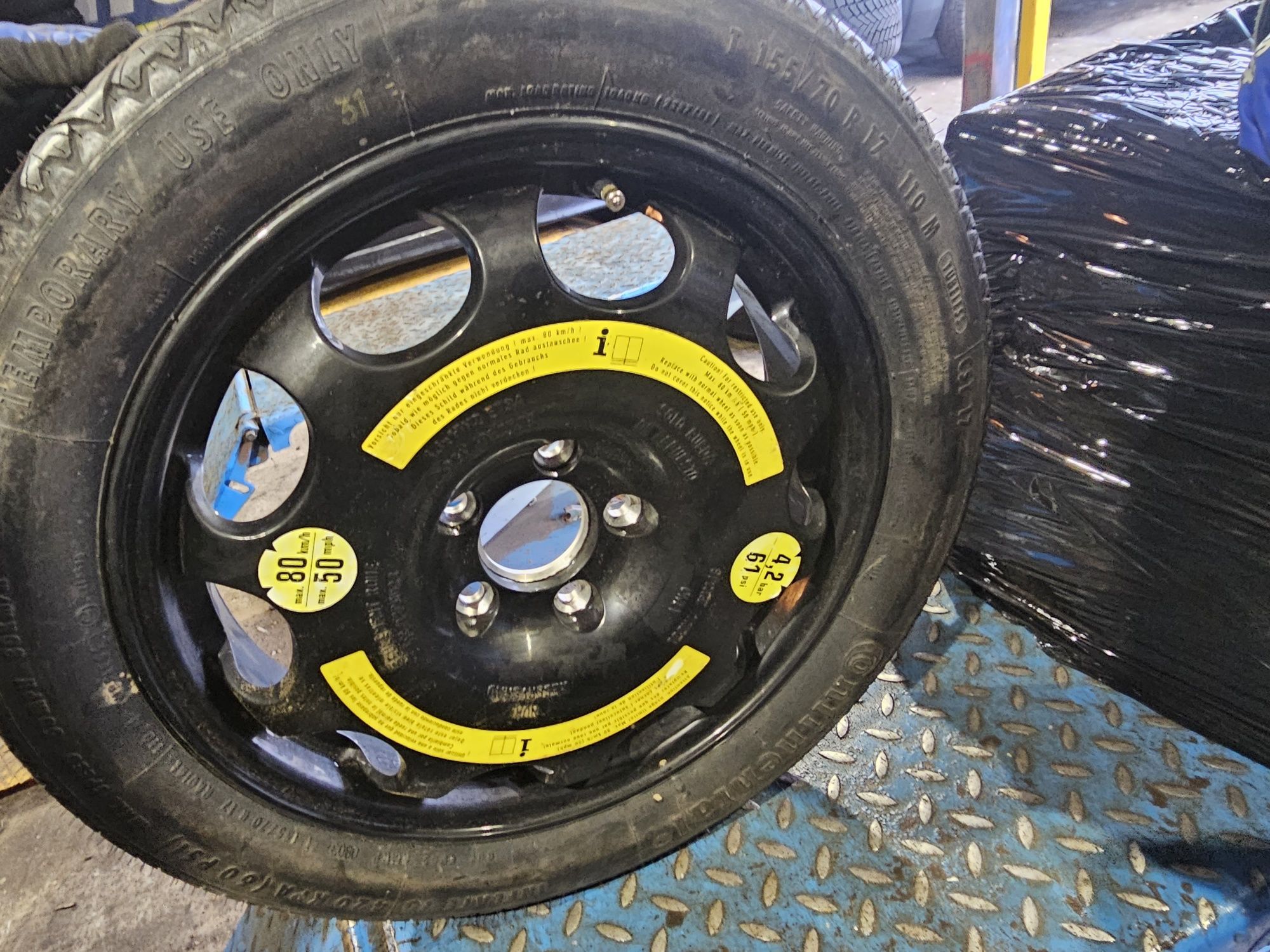 Koło  Dojazdowe Mercedes E-Klasa R17
